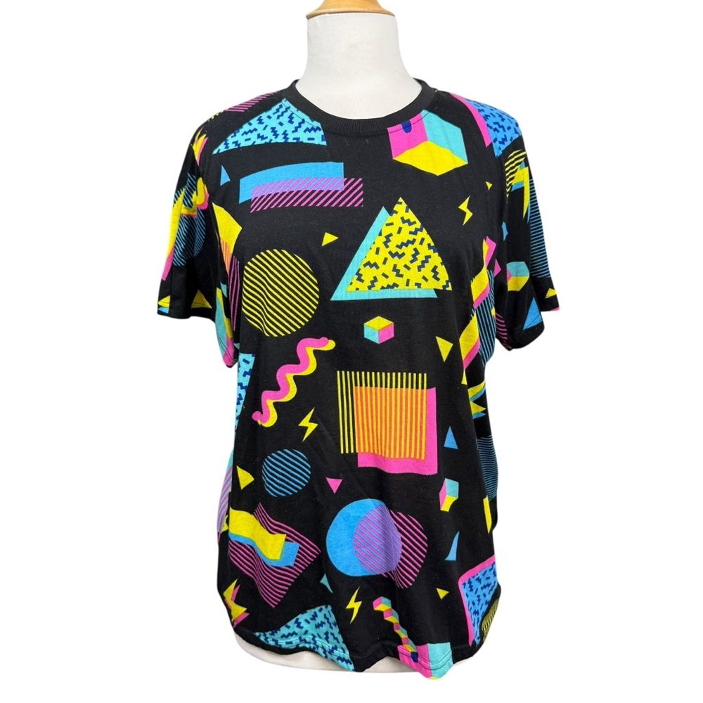 Oh Snap By Dril Clothing Co Geometric Graphic Tee Large Retro 80s Inspired